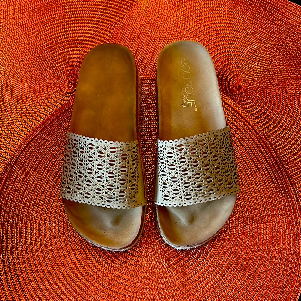 Womens slide sandals